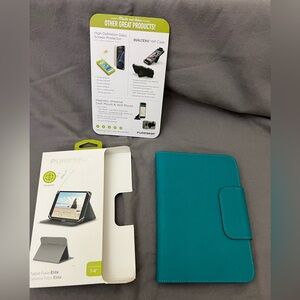PUREGEAR Universal Tablet Folio Elite Fits 7-8” Blue Magnetic Closure NIB